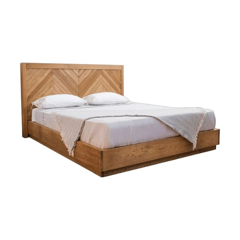 Masif Meşe HERRINGBONE Karyola